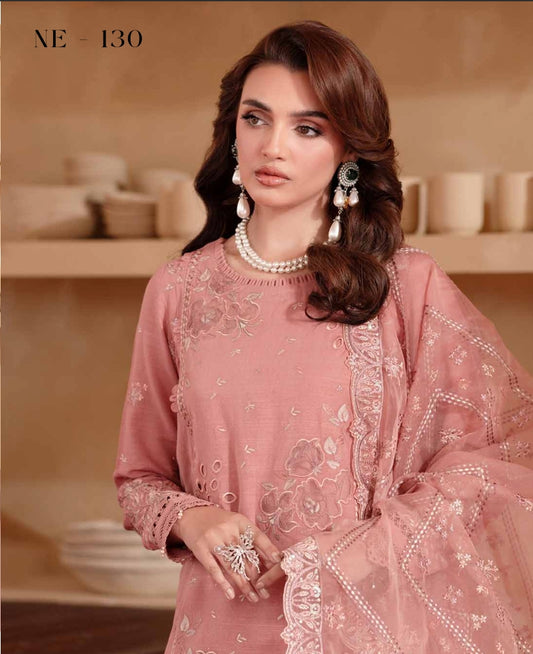 NUREH Embroidered Karandi Collection-NE-130