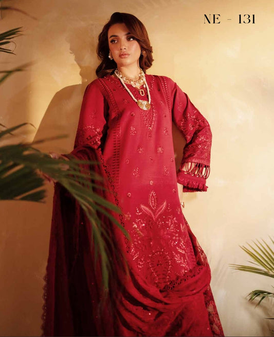 NUREH Embroidered Karandi Collection-NE-131