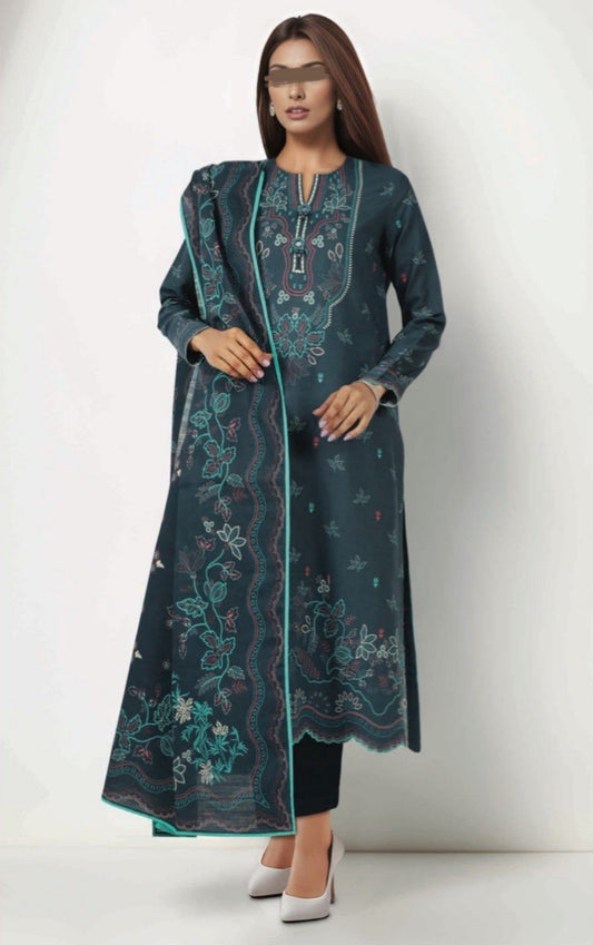 SAYA 3 Piece Khaddar U04-24301-12A